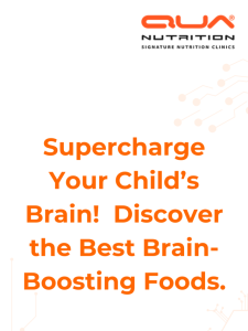 Supercharge Your Child’s Brain! 🧠✨ Discover the Best Brain-Boosting Foods.