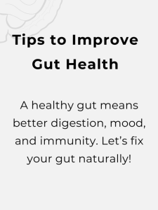 tips to improve gut health