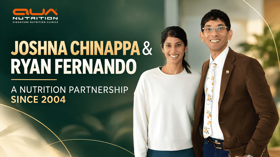 Joshna Chinappa and Ryan Fernando – Nutrition Partnership Since 2004