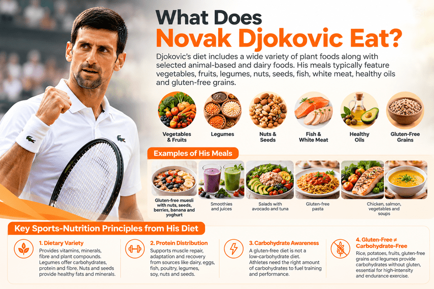 What Does Novak Djokovic Eat